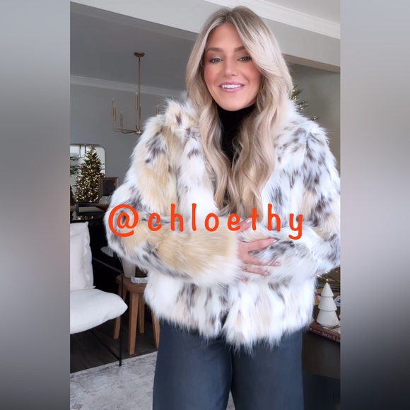 Zara ZW COLLECTION FAUX FUR JACKET - Picture 8 of 9